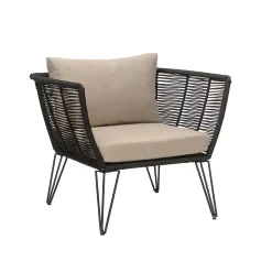Bloomingville - Mundo Loungestol - Sort