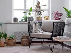 Bloomingville - Mundo Loungestol - Sort