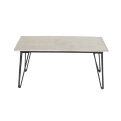 Bloomingville - Mundo sofabord - grå beton - 90 cm x 60 cm