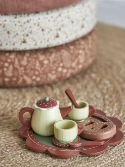 Bloomingville - Bette Legetøj, Køkkensæt, Brun, FSC®100%, MDF