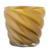 Bloomingville - Callo Urtepotteskjuler / Vase, Gul, Glas, 17x15 cm