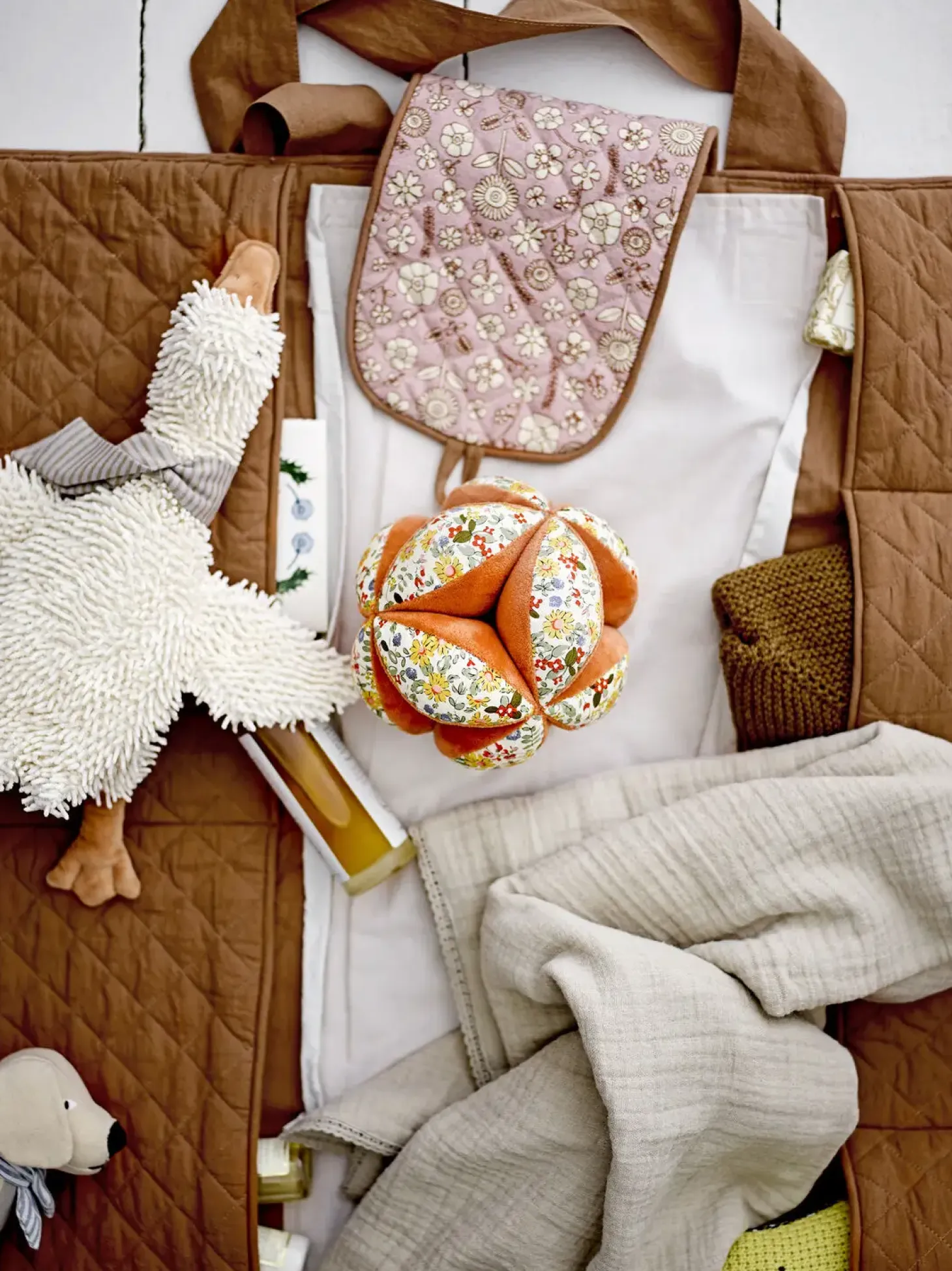 Bloomingville - Gaspard Soft Toy, Hvid, Tøjdyr, Gås