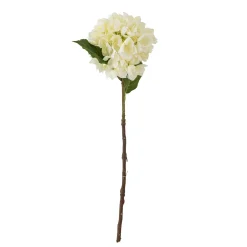 Bloomingville - Hydrangea Kunstig stilk, Hvid, Plastik