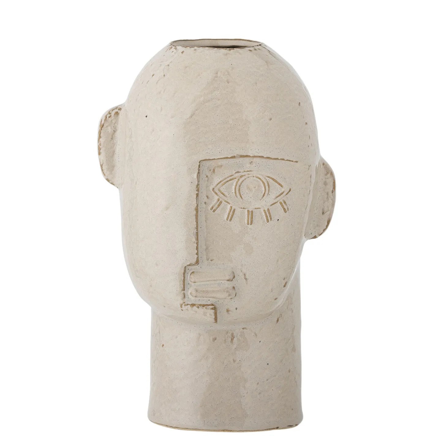 Bloomingville - Lizzie Vase, Natur, Stentøj