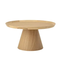 Bloomingville - Luana Sofabord, Natur, Eg - ø74 cm, h37 cm
