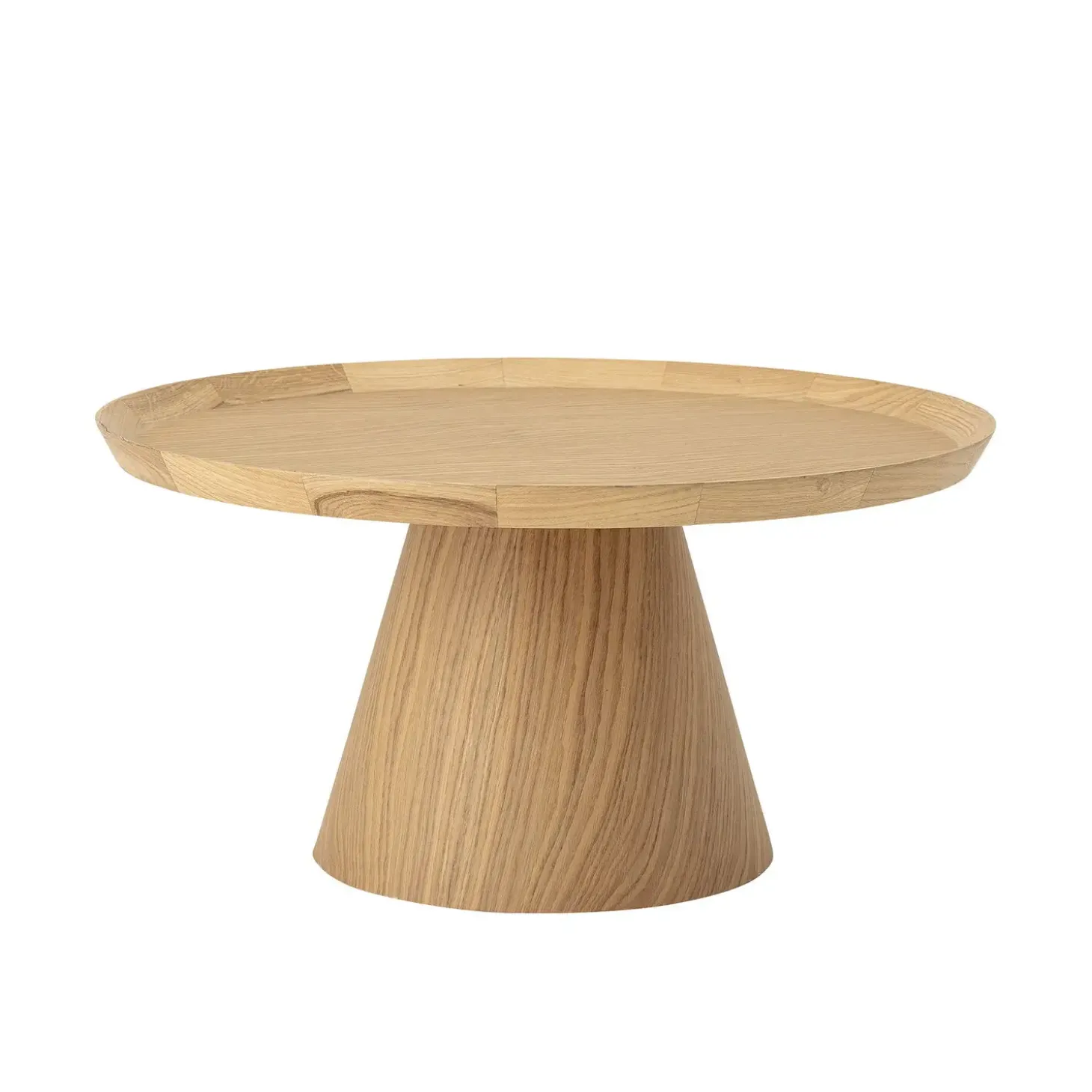 Bloomingville - Luana Sofabord, Natur, Eg - ø74 cm, h37 cm