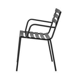 Bloomingville - Monsi Spisestol, Sort, Galvaniseret Metal