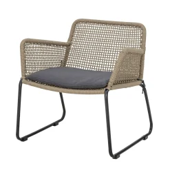 Bloomingville - Mundo Lounge Stol, Brun, Metal
