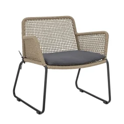 Bloomingville - Mundo Lounge Stol, Brun, Metal