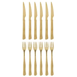 Bloomingville - Ollin Grillbestik, Multipak, Guld, Rustfri Stål
