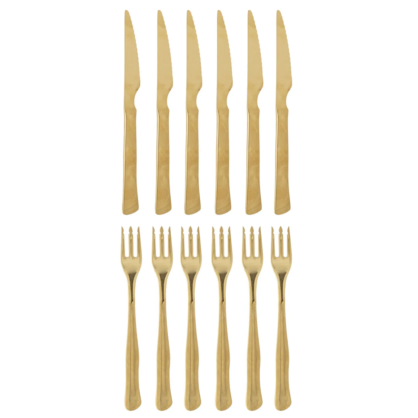 Bloomingville - Ollin Grillbestik, Multipak, Guld, Rustfri Stål