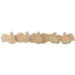 Bloomingville - Ross Knagerække, Natur, Gummitræ - 70 cm