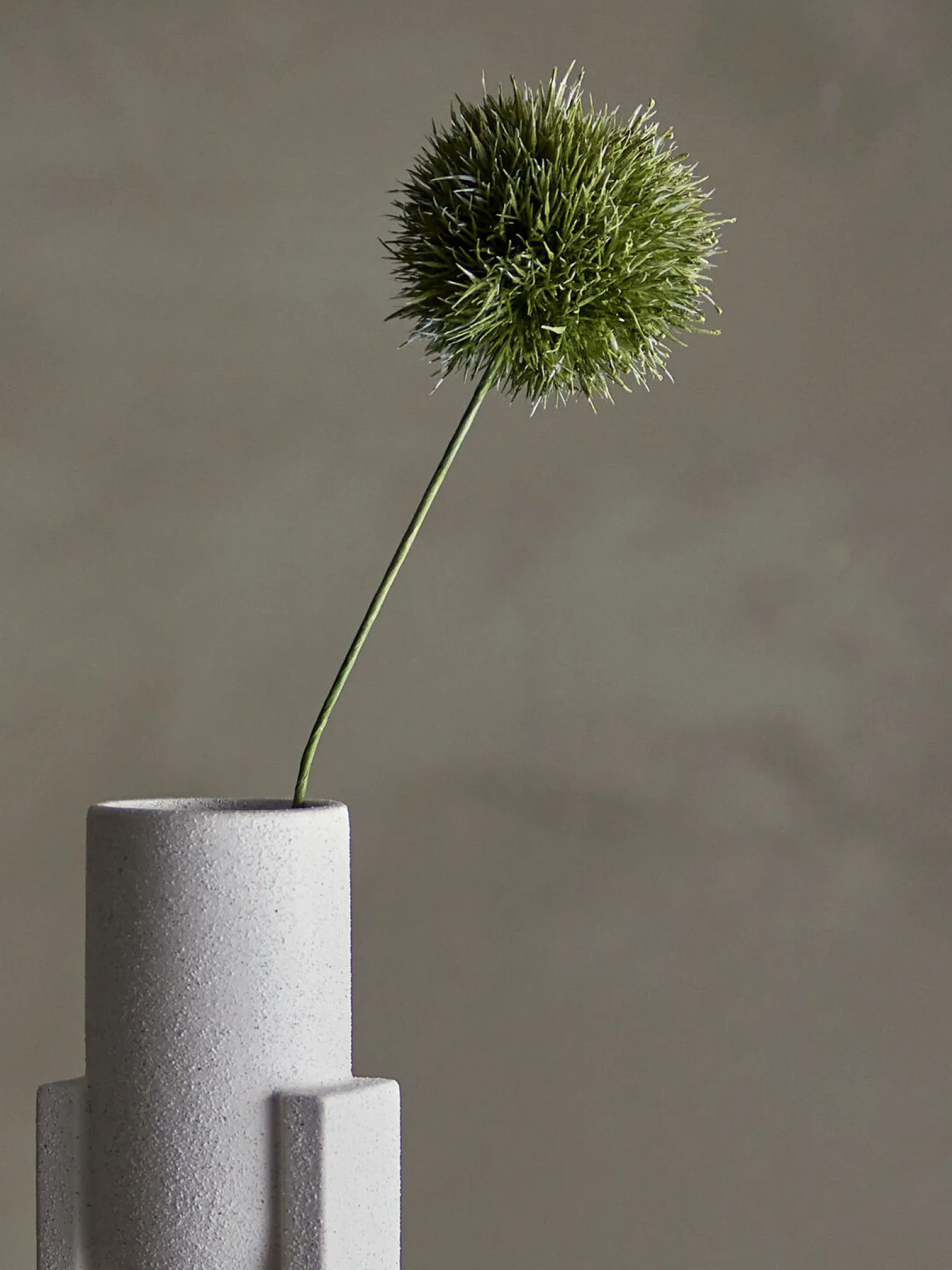 Bloomingville - Salome Vase, Hvid, Stentøj