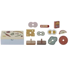 Bloomingville - Thyra Legetøj, Madkasse, Blå, FSC® 100%, MDF
