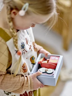 Bloomingville - Thyra Legetøj, Madkasse, Blå, FSC® 100%, MDF