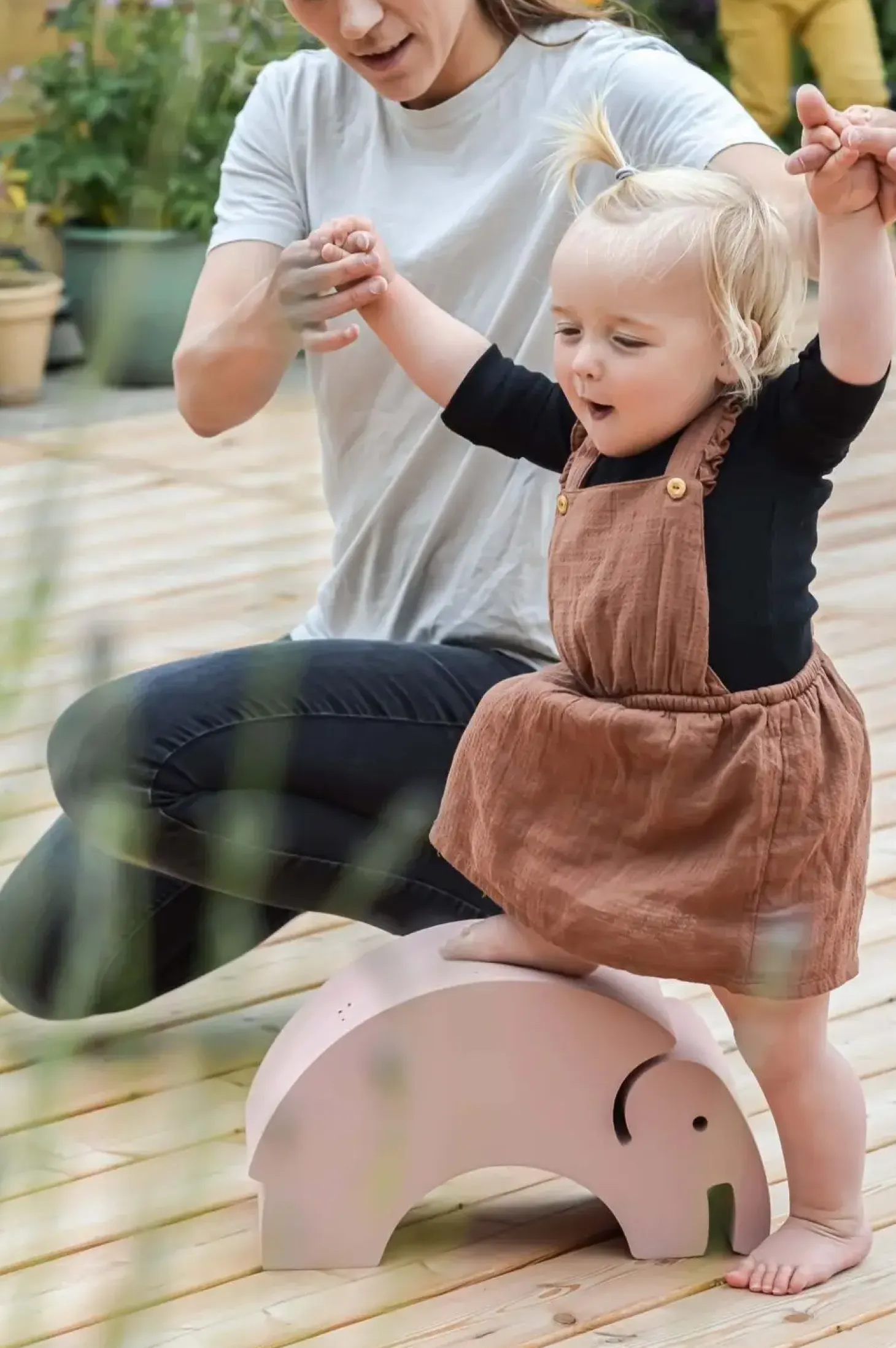 Bobles - Elefant S Vintage rose