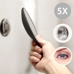 Bosign - Aftageligt Make-up spejl X5 - Sort