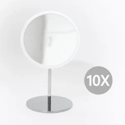 Bosign - Aftageligt Make-up spejl X10 - Bordmodel - Hvid