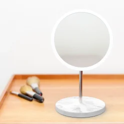 Bosign - Aftageligt Make-up spejl X15 Bordmodel - Hvid spejl