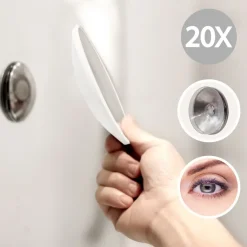 Bosign - Aftageligt Make-up spejl X20 - hvid