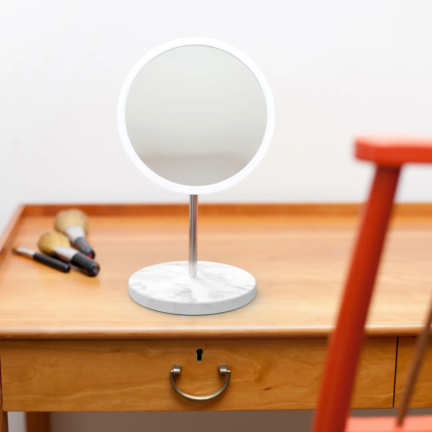 Bosign - Aftageligt Make-up spejl X5 - Bordmodel - Hvid