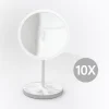 Bosign - Aftageligt Make-up spejl X10. Bordmodel - Hvid