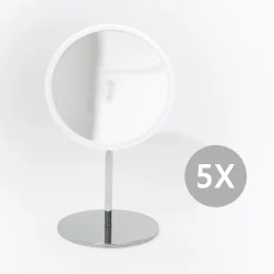 Bosign - Aftageligt Make-up spejl X5. Bordmodel - Hvid