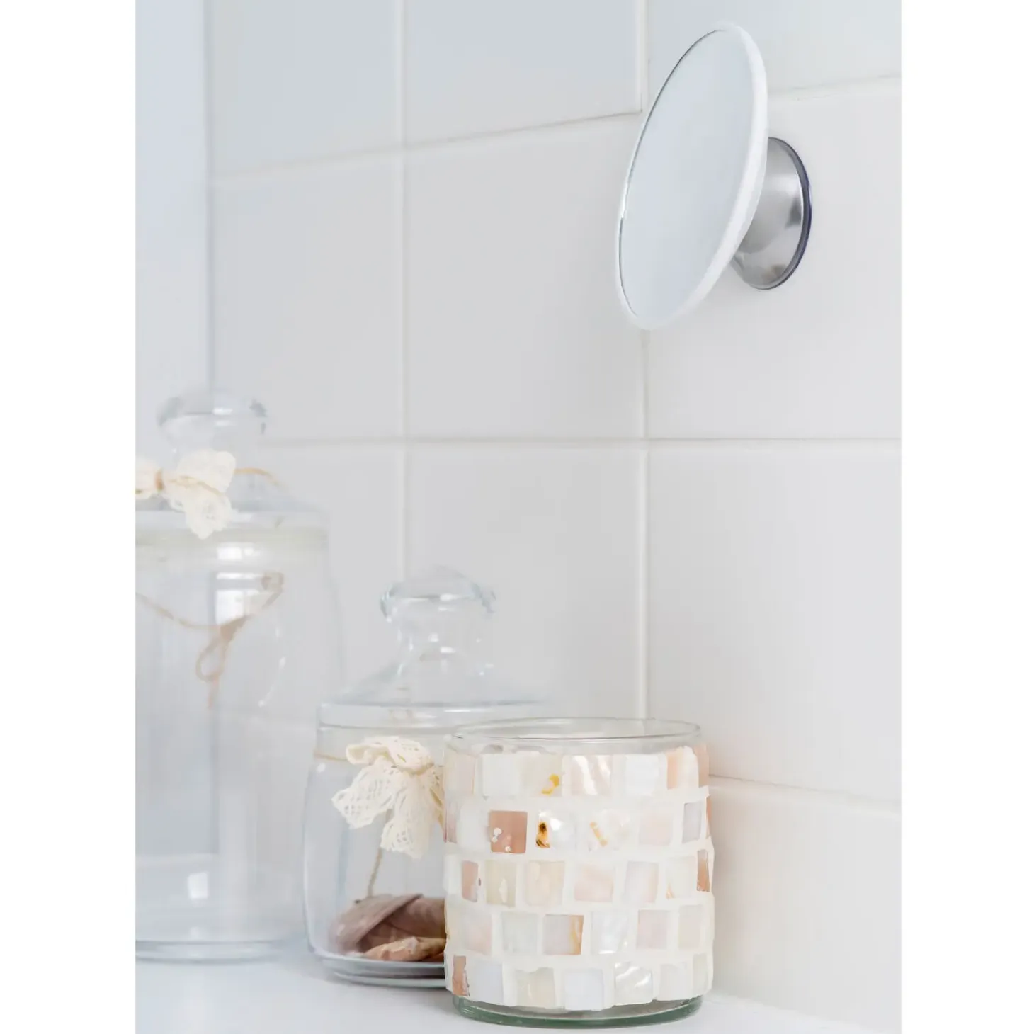 Bosign - Aftageligt Make-up spejl X10 - hvid