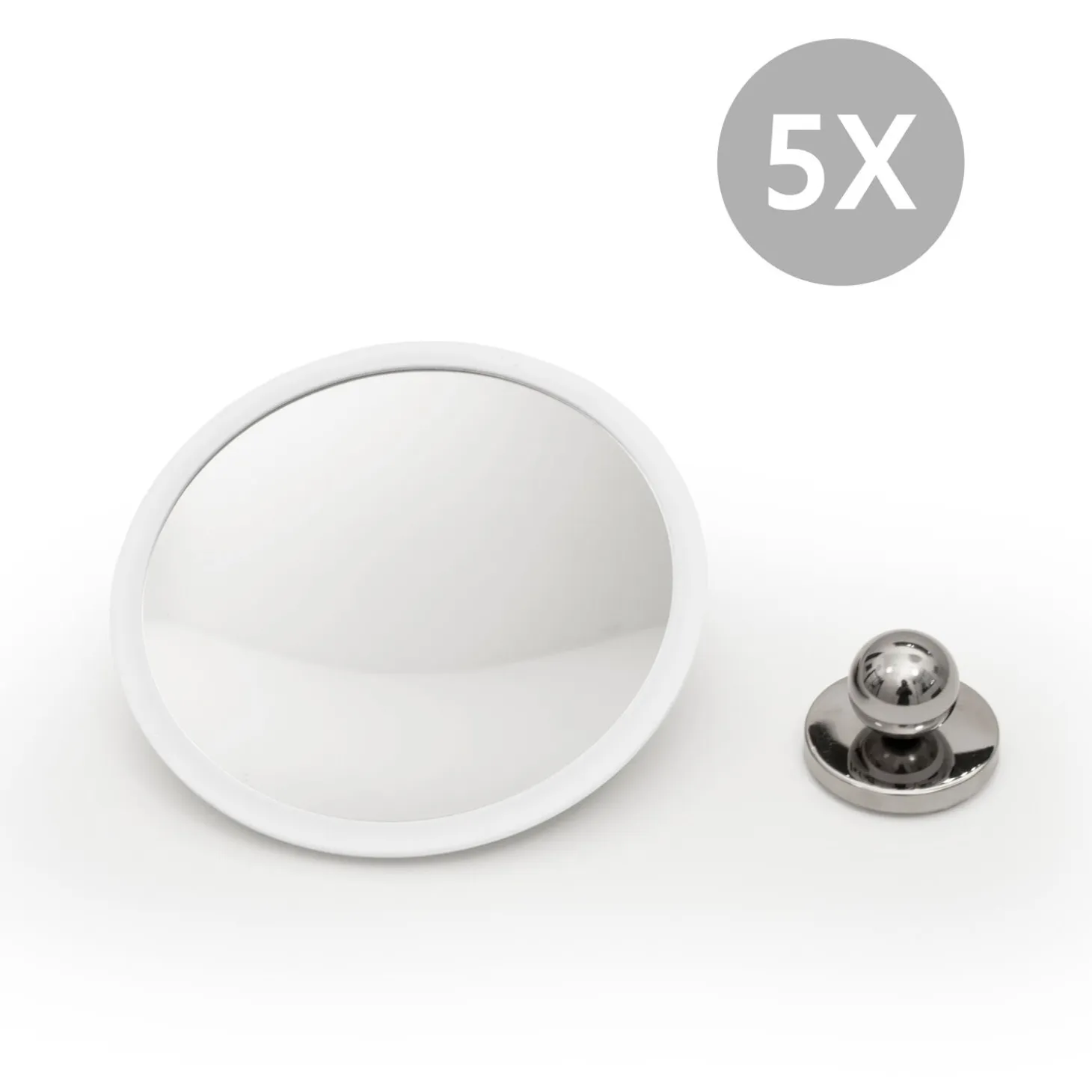 Bosign - PLUS Aftageligt Make-up spejl X5 - Hvid