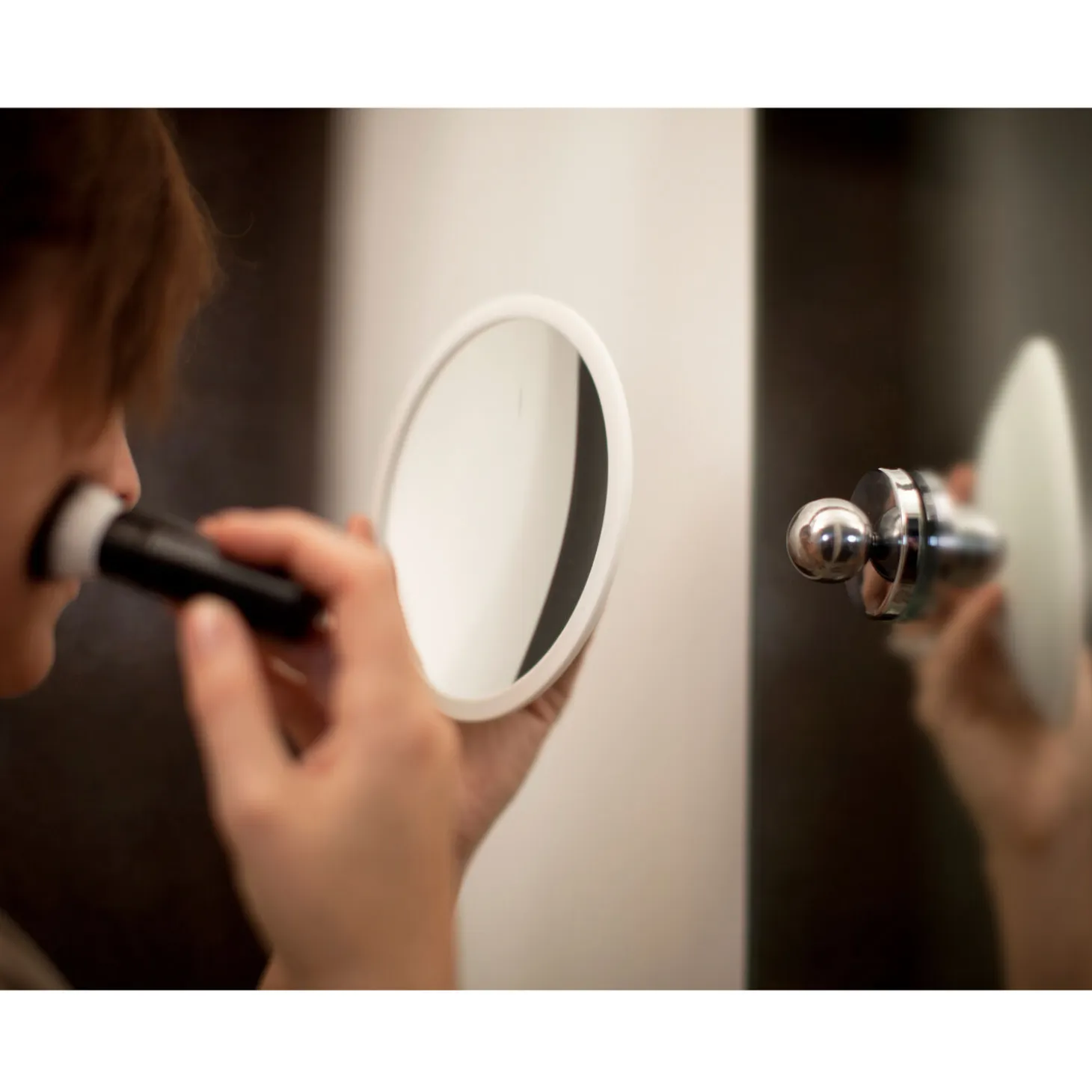 Bosign - PLUS Aftageligt Make-up spejl X10 - Hvid