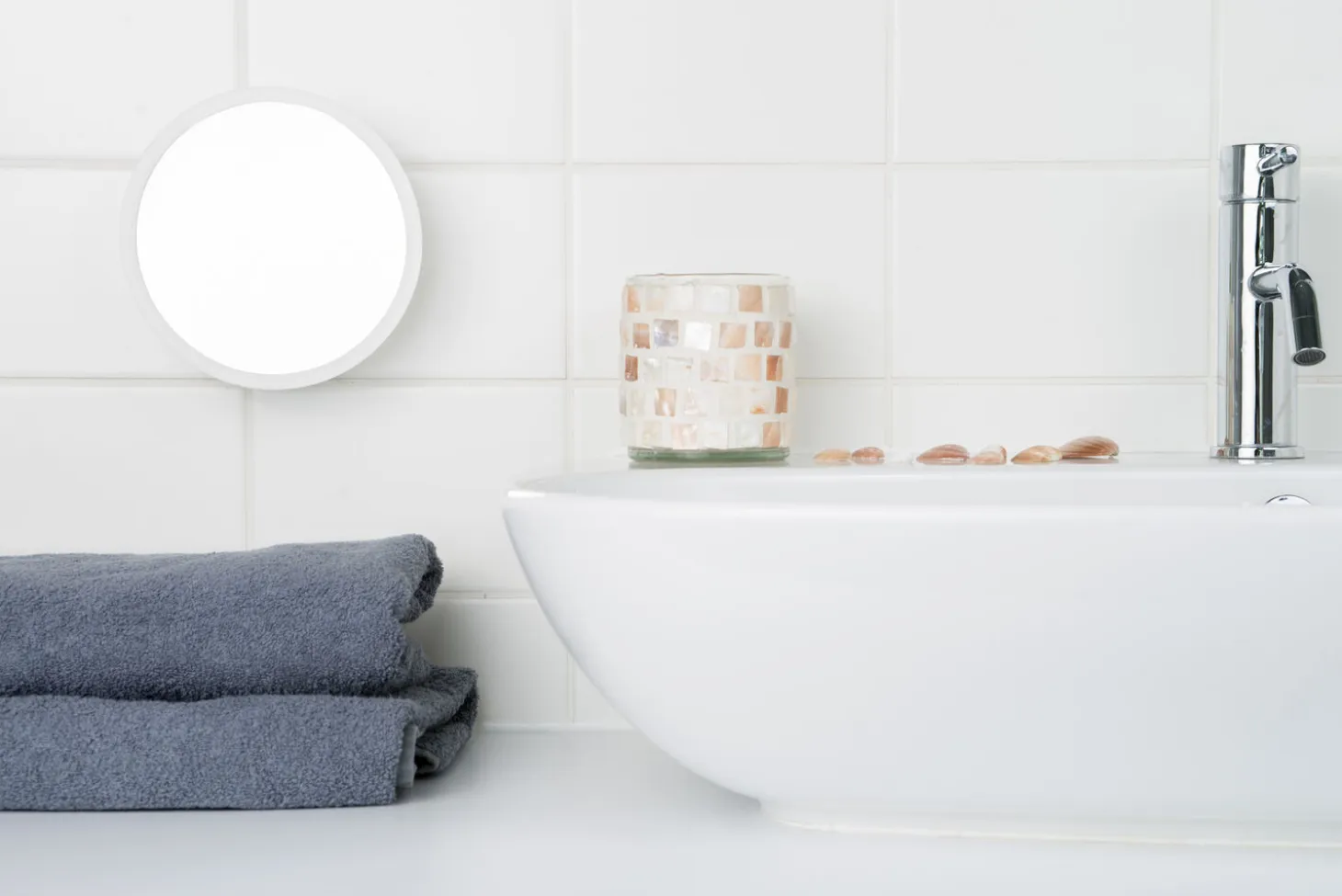 Bosign - PLUS Aftageligt Make-up spejl X10 - Hvid