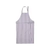 Broste Copenhagen - Forklæde "Stripes" - Forest Green/Orchid Light Purple