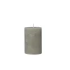 Broste Copenhagen - Rustik bloklys - Ø7 x H10 cm - Grape Leaf Green