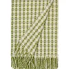 Burel Factory - Azulejo Biocolor - Plaid/tæppe - Light green and Light Grey - 180x130 cm