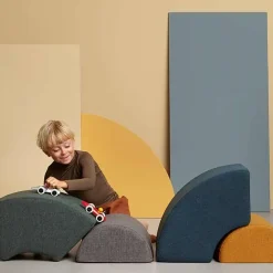 By KlipKlap - Build & Bounce - KK Half circle - Blue Grey