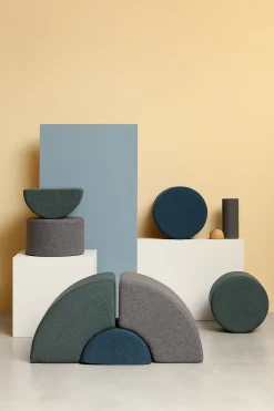 By KlipKlap - Build & Bounce - KK Circle - Pine green