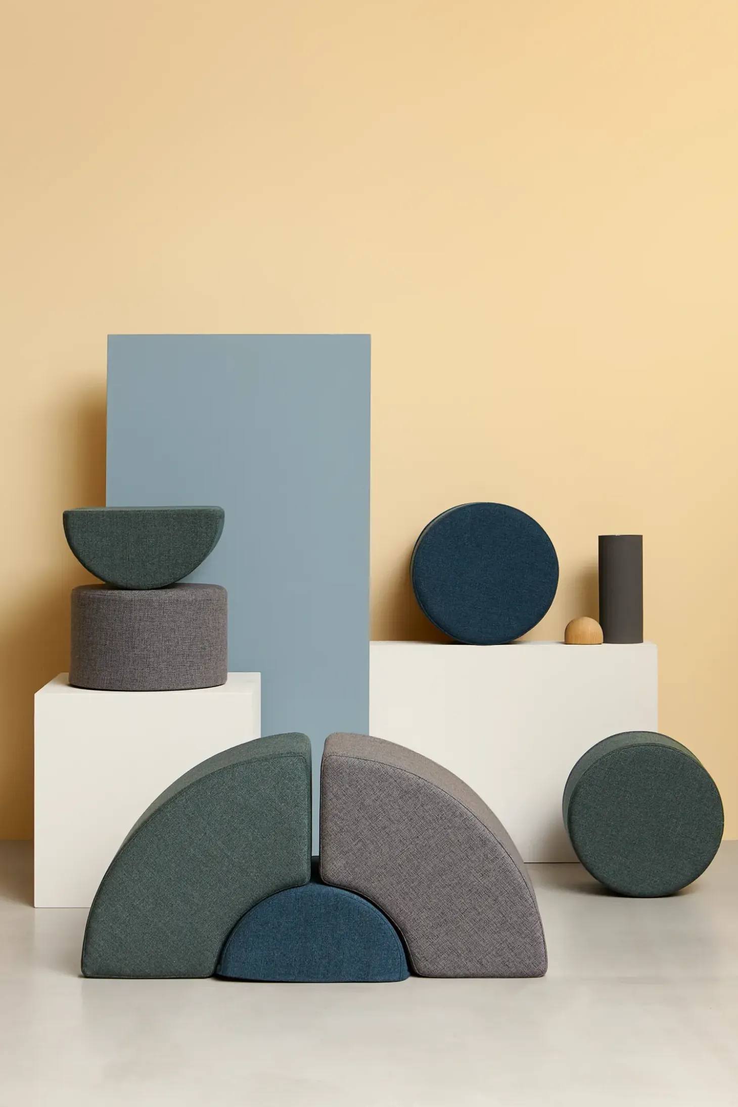 By KlipKlap - Build & Bounce - KK Circle - Pine green