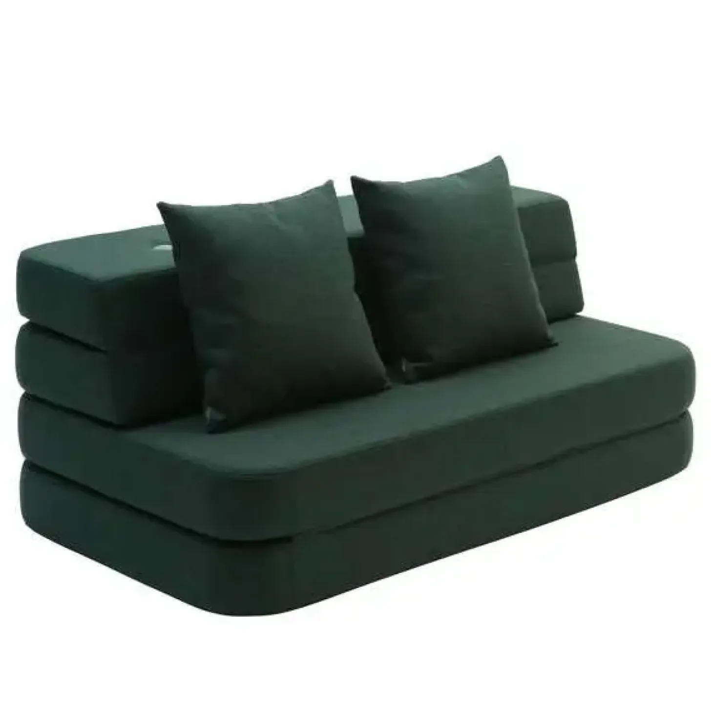 By KlipKlap - KK 3 Fold Sofa 120cm - Mørkegrøn