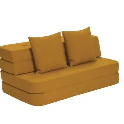 By KlipKlap - KK 3 Fold Sofa 120 cm - Mustard Gul