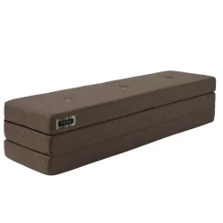 By KlipKlap - KK 3 Fold XL - 3-lags XL brun med sand knapper