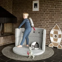 By klipklap - KK Play Fold - Circle - multi grå m. grå