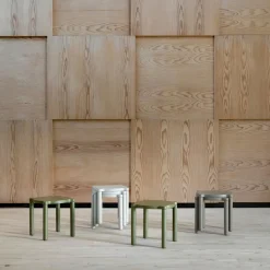 By KlipKlap - Stacking Stool - Olive green