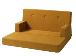 By KlipKlap børnesofa - KK Kids Sofa - Gul - mørkegul
