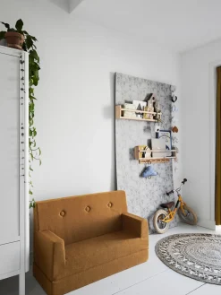 By KlipKlap børnesofa - KK Kids Sofa - Gul - mørkegul