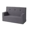 By KlipKlap børnesofa - KK Kids Sofa - Blågrå