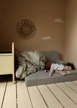 By KlipKlap børnesofa - KK Kids Sofa - Sand m. sand knap