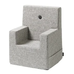 By KlipKlap børnestol - KK Kids chair XL - Multi grå med grå knap