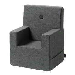 By KlipKlap børnestol - KK Kids chair XL - Blågrå med grå knap