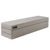 By KlipKlap madras - KK 3 fold - Beige med sandfarvet knapper
