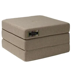 By KlipKlap madras - KK 3 fold single - Sandfarvet